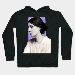 English Novelist Virginia Woolf illustration Hoodie